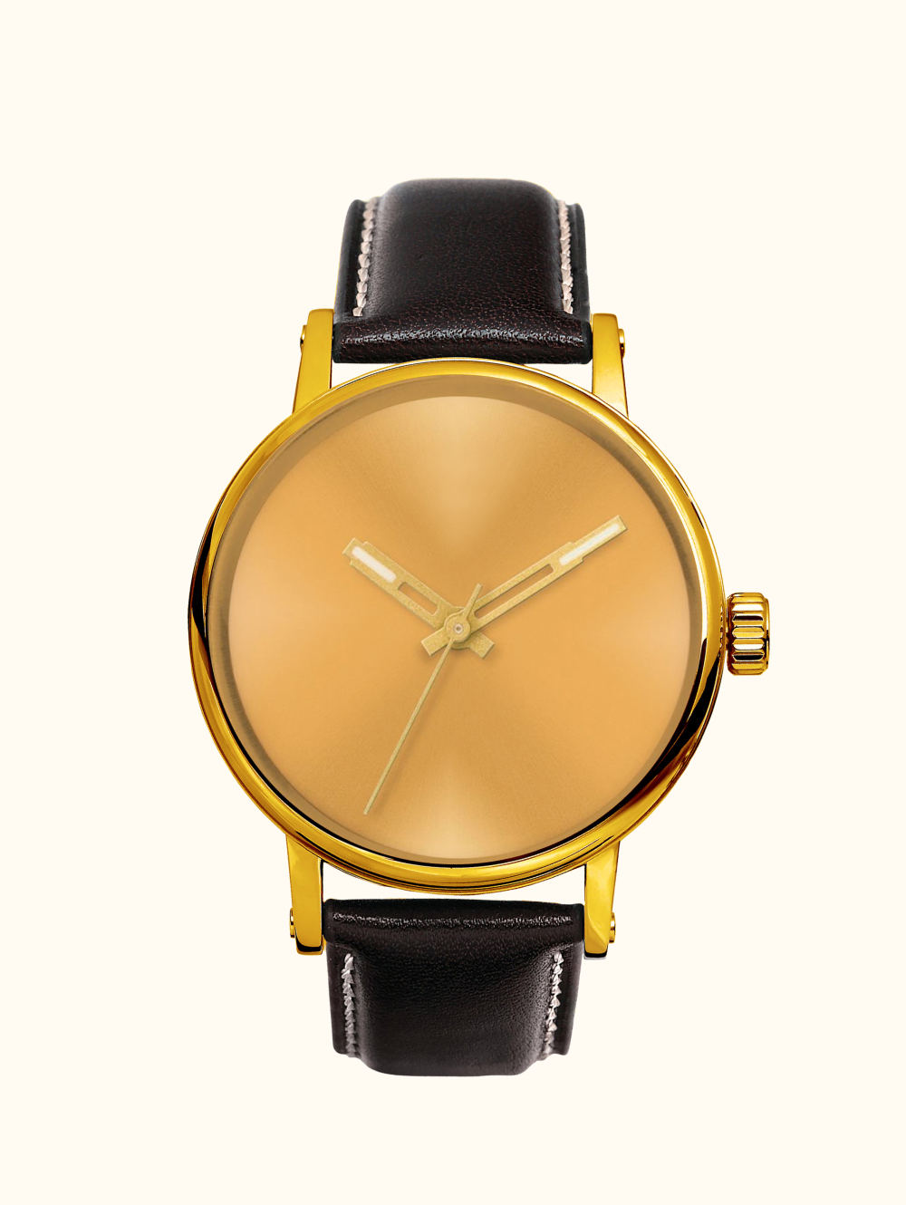 Minimalist Black Dial Quartz Watch